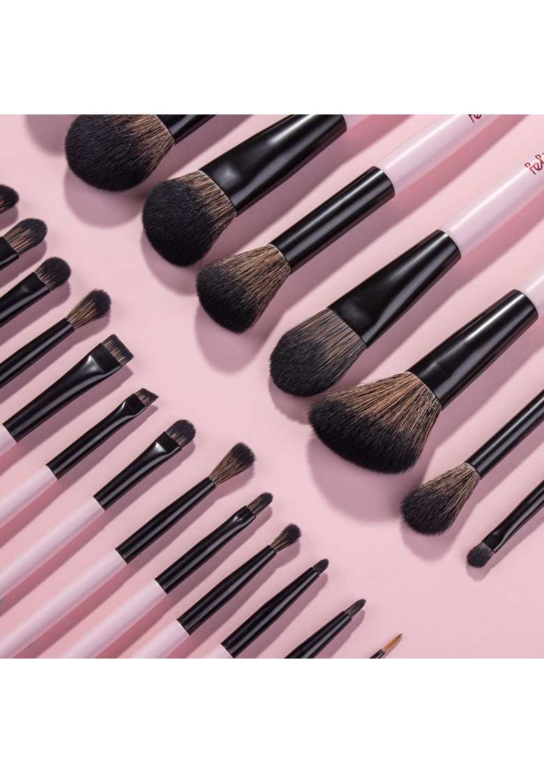 FELIC21 Essentially You on the Go Professional Makeup Brush Set with Premium Vegan Synthetic Bristles - Indya