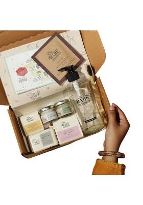Bare Necessities Luxury Self Care Hamper Organic Skincare Gift Set Bath and Body Care Kit for Women and Men