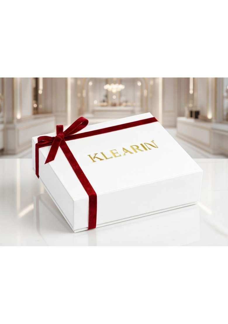 Klearin Skincare Gift Set with Gentle Cleanser Gel Moisturiser Night Repair Serum Headband Hamper - Indya
