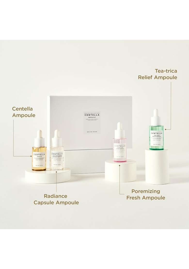 SKIN1004 Madagascar Centella Ampoule Kit Soothing Serum Set 120 ML - Indya