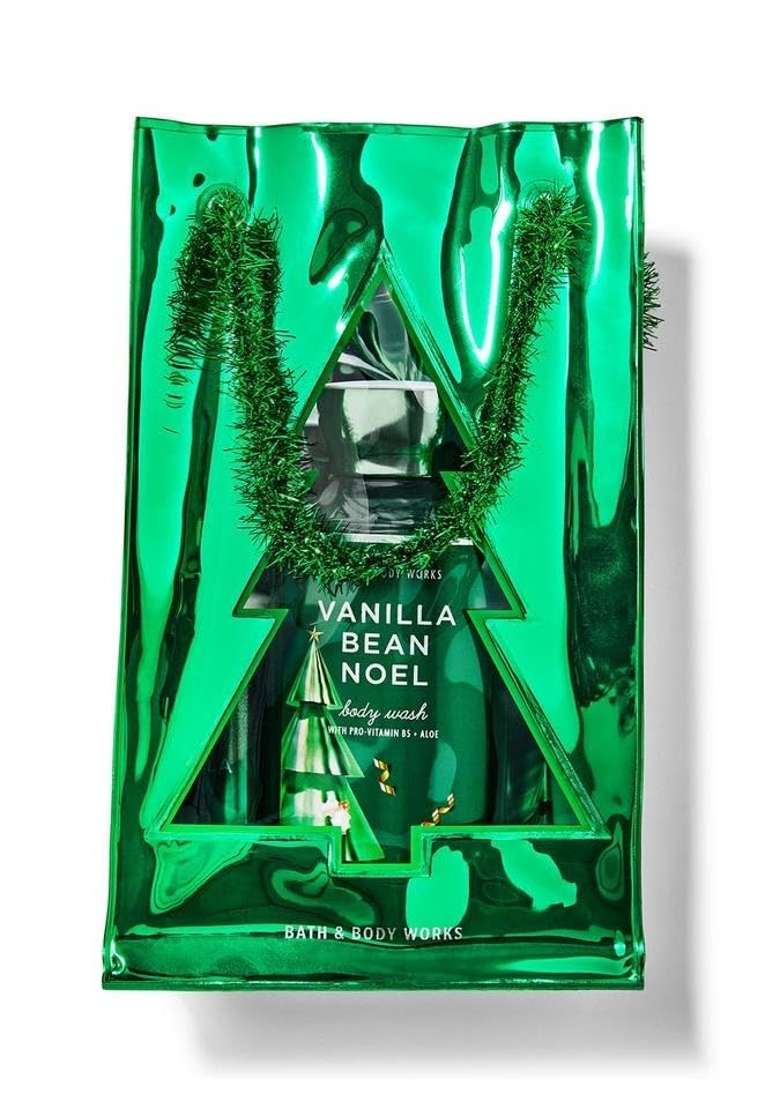 Bath and Body Works Vanilla Bean Noel Gift Set Luxury Skincare and Bath Gift Set Set of 4 - Indya