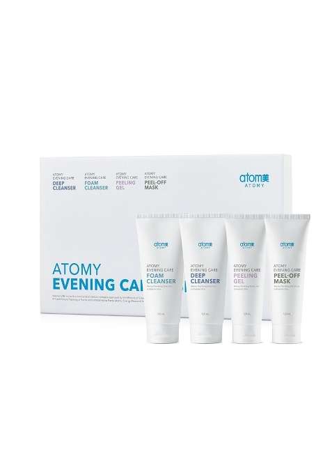 Orielle White Atomy Evening Care Skincare Set Deep Cleanser Foam Cleanser Peeling Gel Peel Off Mask