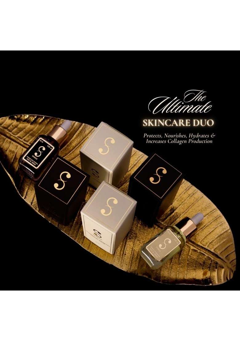 Simree AM PM Face Oil Serum Duo Gift Set Advanced Day Energizing Plus Intensive Night Renewal - Indya