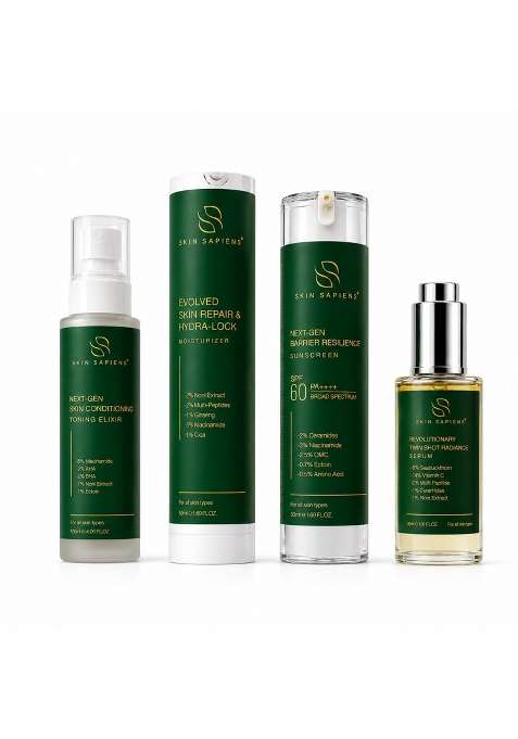 Skin Sapiens Complete Skincare Combo Toning Elixir 120ML Plus Hydra Lock Moisturizer 50ML Plus SPF 60 PA Plus