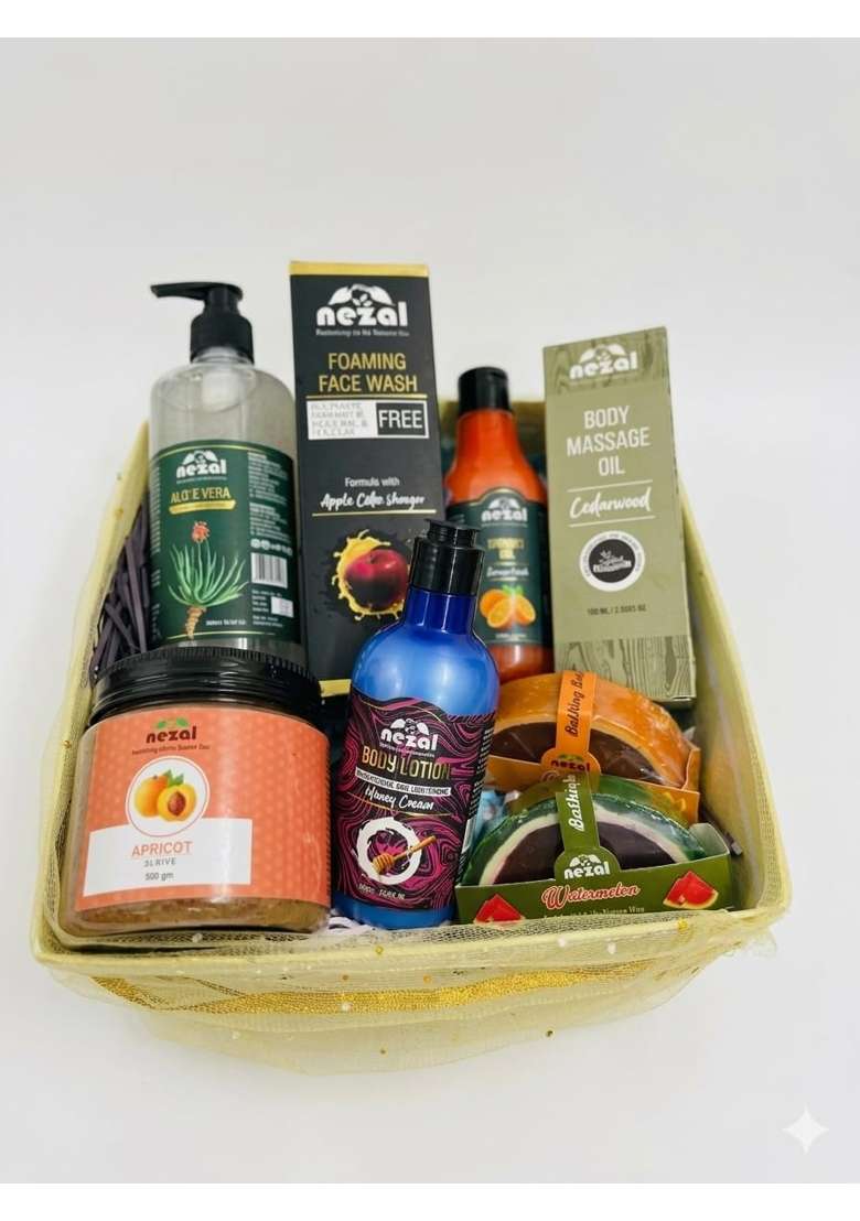 Nezal Platinum Hamper Luxury Skincare Gift Set - Indya