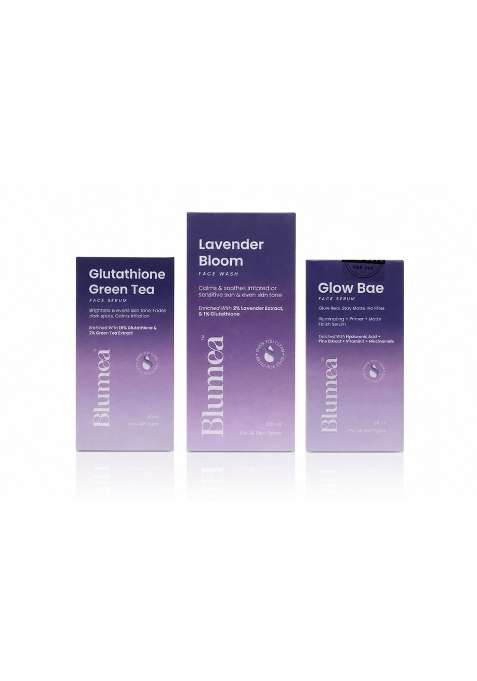 Blumea Ultimate Glutathione Rice Lavender Skincare Combo Pack of 3