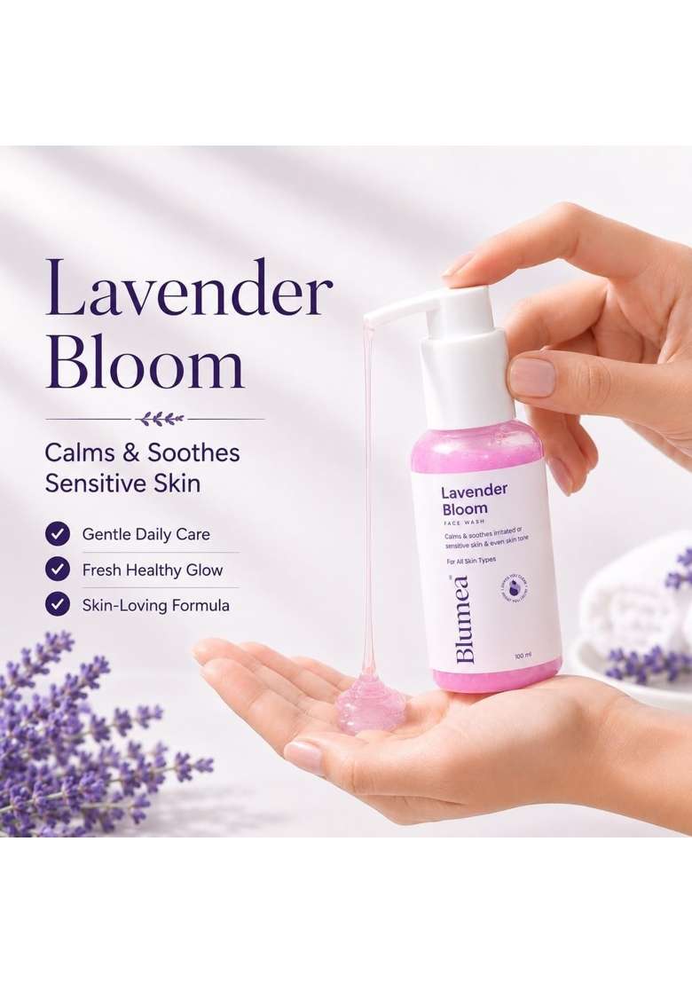 Blumea Ultimate Pure Rice and Lavender Skincare Combo Pure Rice Lavender Serum Plus Pure Skin Pack of 3 - Indya