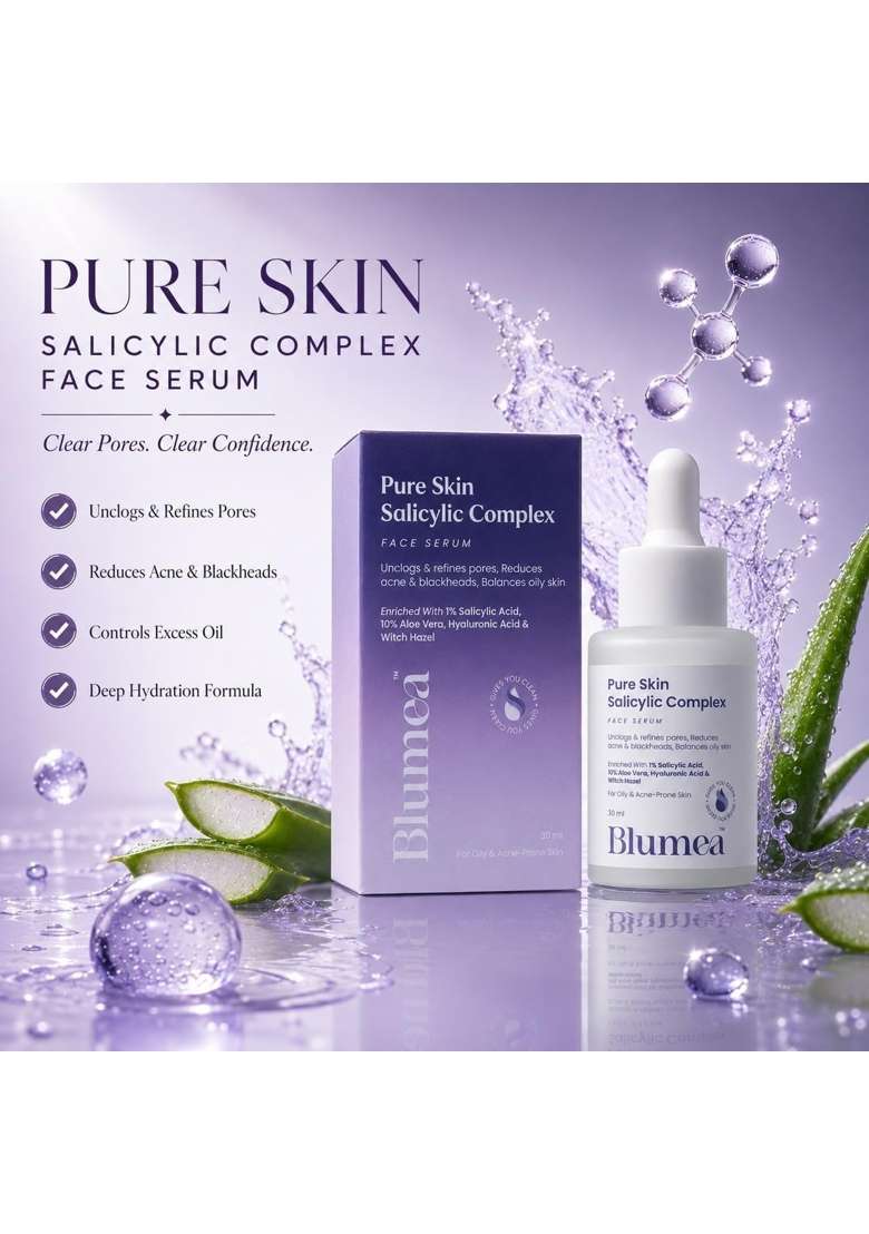 Blumea Ultimate Pure Rice and Lavender Skincare Combo Pure Rice Lavender Serum Plus Pure Skin Pack of 3 - Indya