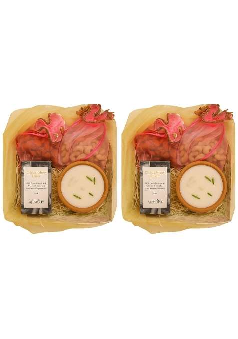 Armony Golden Glow Hamper Natural Skincare Gift Set with Brightening and Nourishing Products Pack of 2