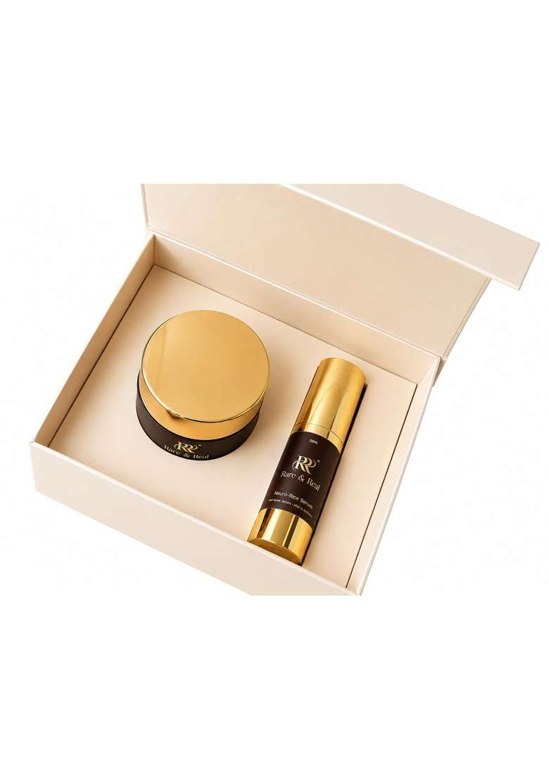 Rare and Real Neuro Rice Skincare Kit Rice Facewash and Rice Serum Gift Set - Indya