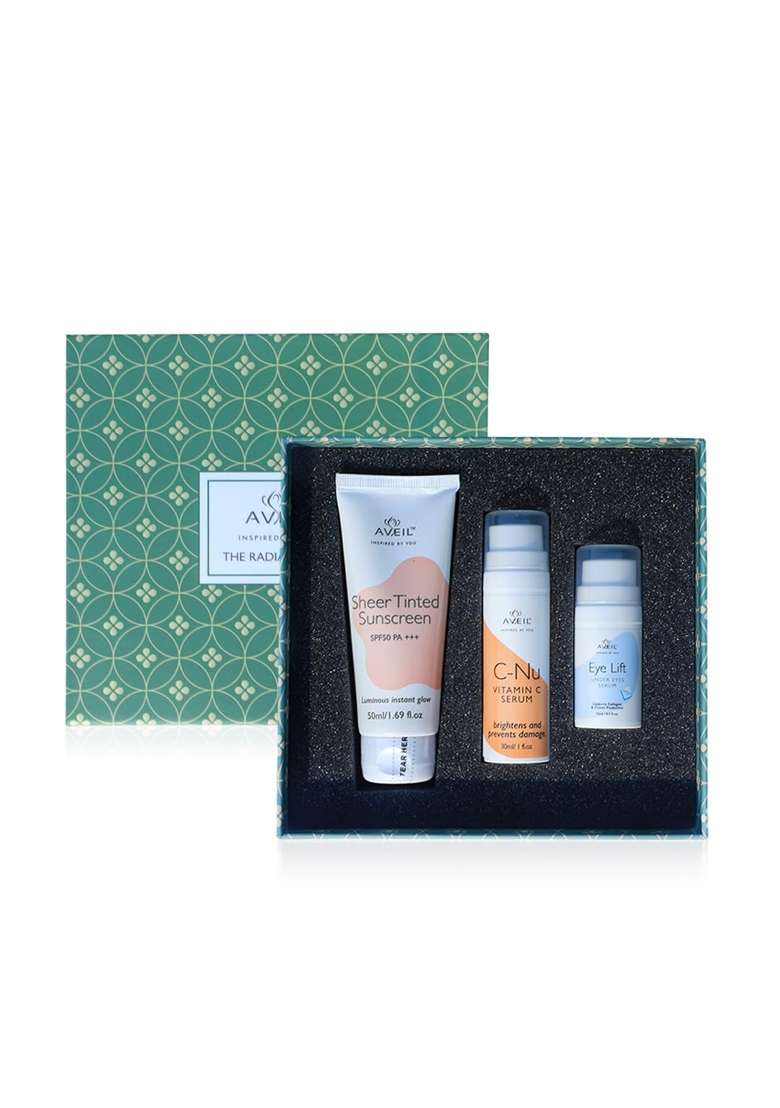 Aveil Skin Radiance Gift Set Sheer Tinted Sunscreen - Indya