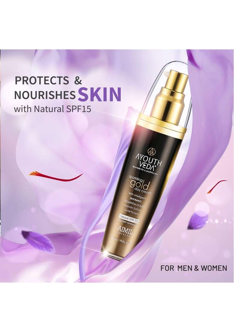 Ayouthveda Sparkling Gold Gift Pack Sparkling Gold Face Wash Pack of 3 - Indya