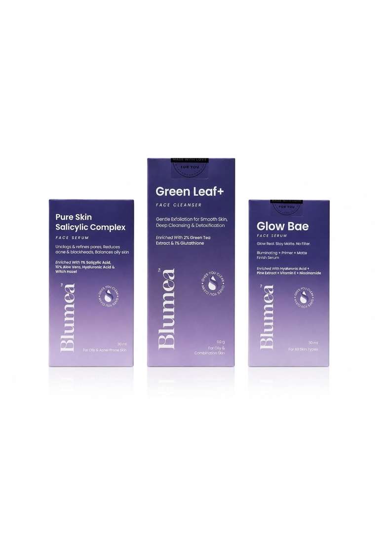 Blumea Ultimate Pure Glutathione Glow Pack Pure Skin Salicylic Complex - Indya
