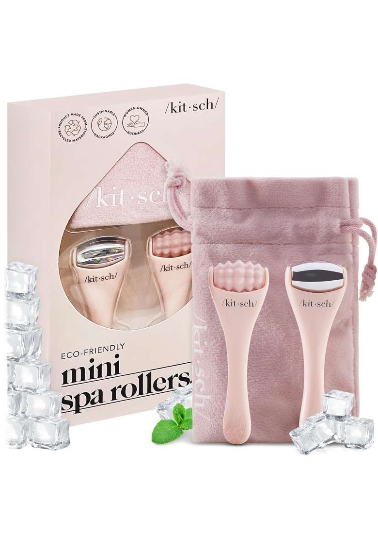 Kitsch Ice Roller Face and Face Roller Ice Roller and Ice Face Roller Set - Indya