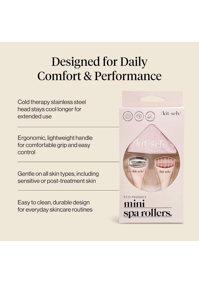 Kitsch Ice Roller Face and Face Roller Ice Roller and Ice Face Roller Set - Indya