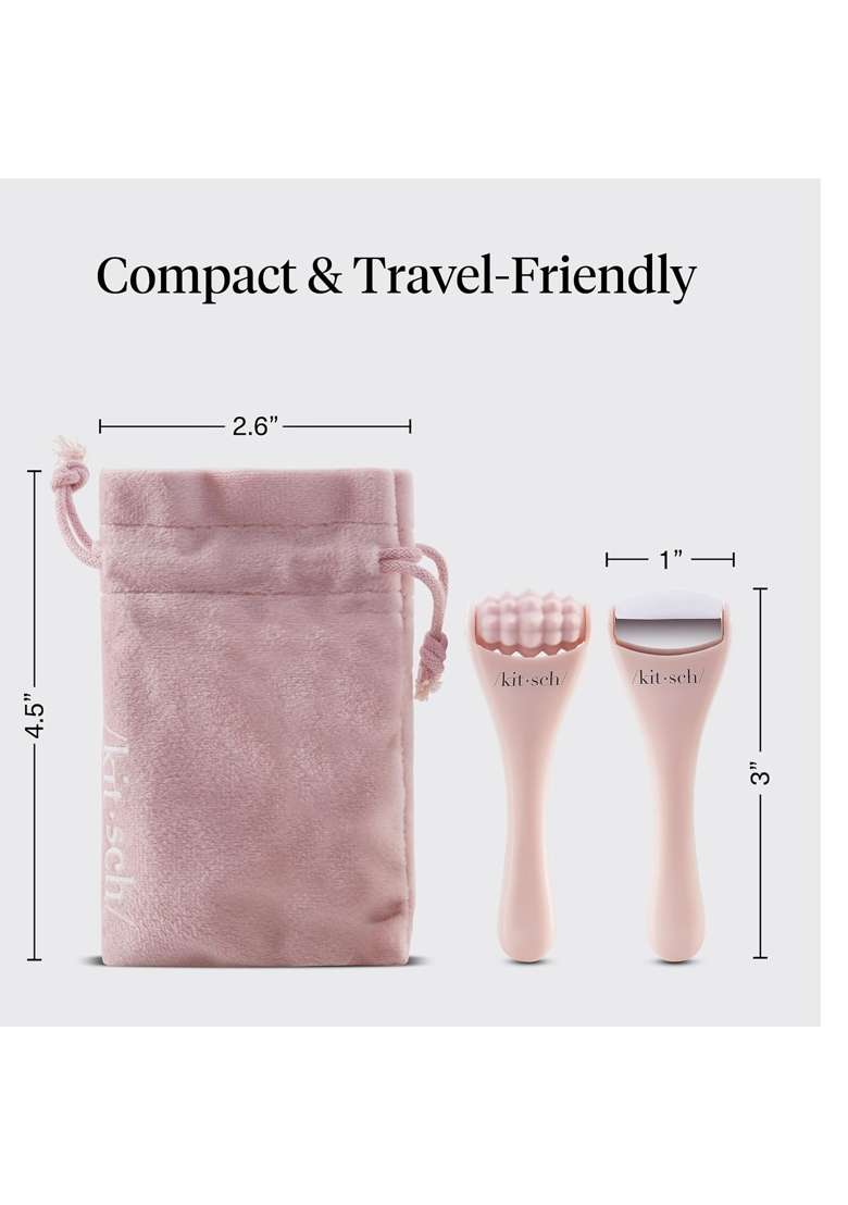 Kitsch Ice Roller Face and Face Roller Ice Roller and Ice Face Roller Set - Indya