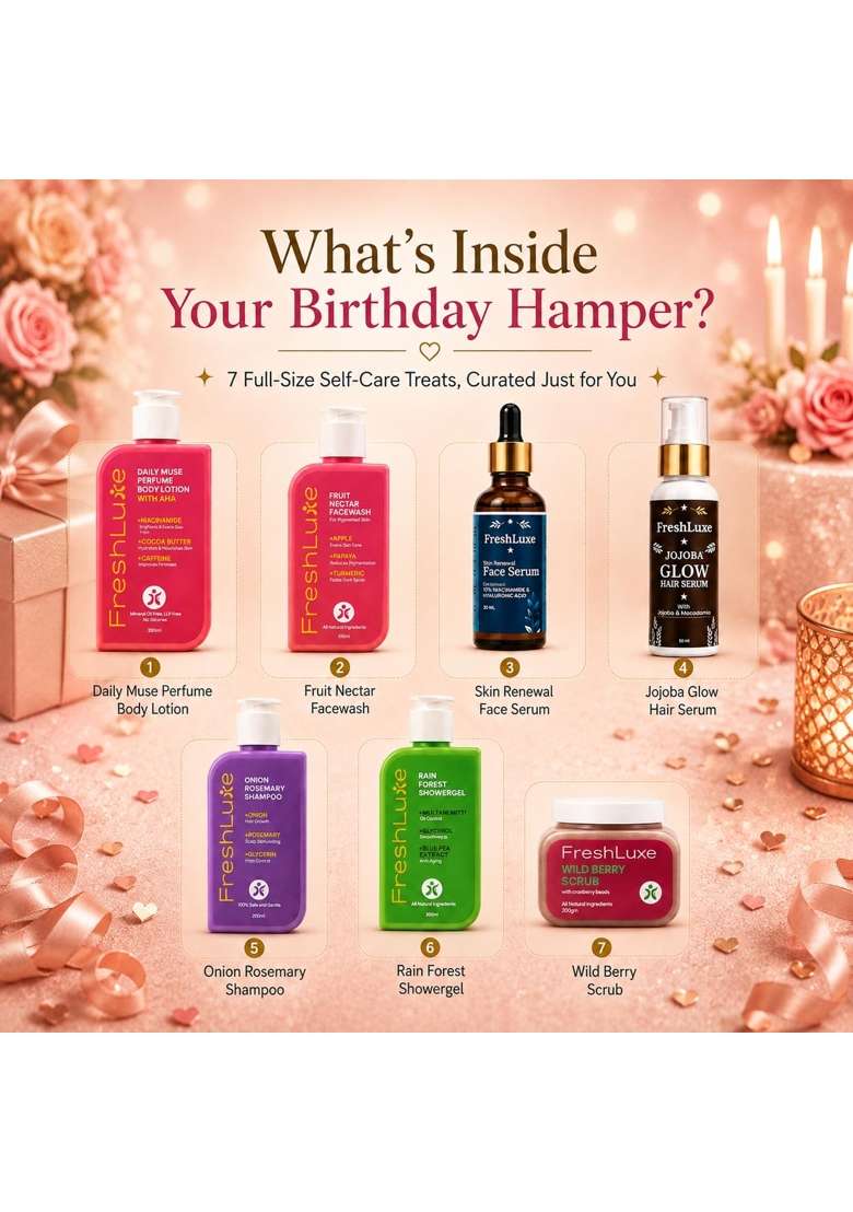 Freshluxe Anniversary Gift Hamper for Women Wedding Hamper for Wife - Indya