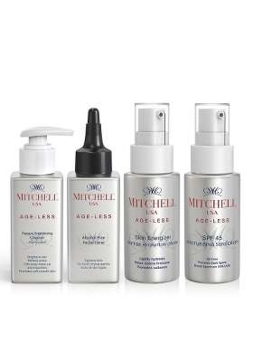 Mitchell USA Age Less Cleanse Plus Tone Plus Hydrate Plus Protect Pack of 4
