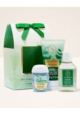 Bath and Body Works Eucalyptus Spearmint Gift Set Body Care Sets Bath Sets Set of 3