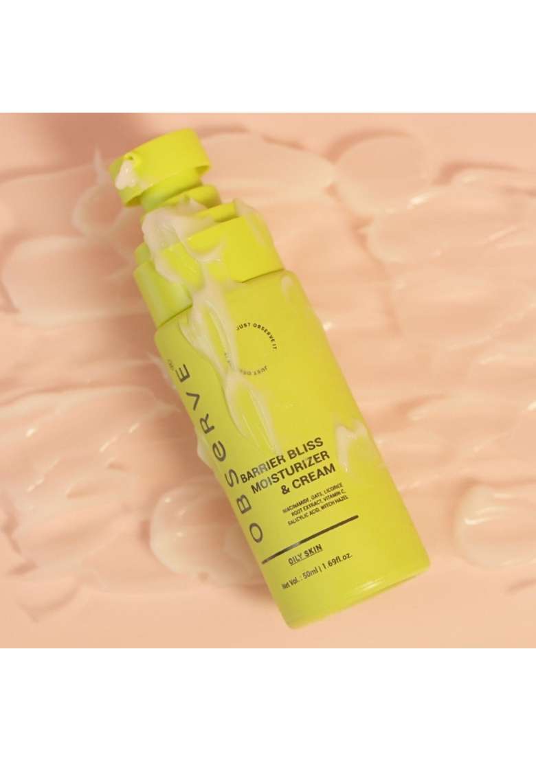 Observe Complete Skincare Combo Aqua Fresh Toner Golden Aura Glow Serum Barrier Bliss Moisturizer and Cream - Indya