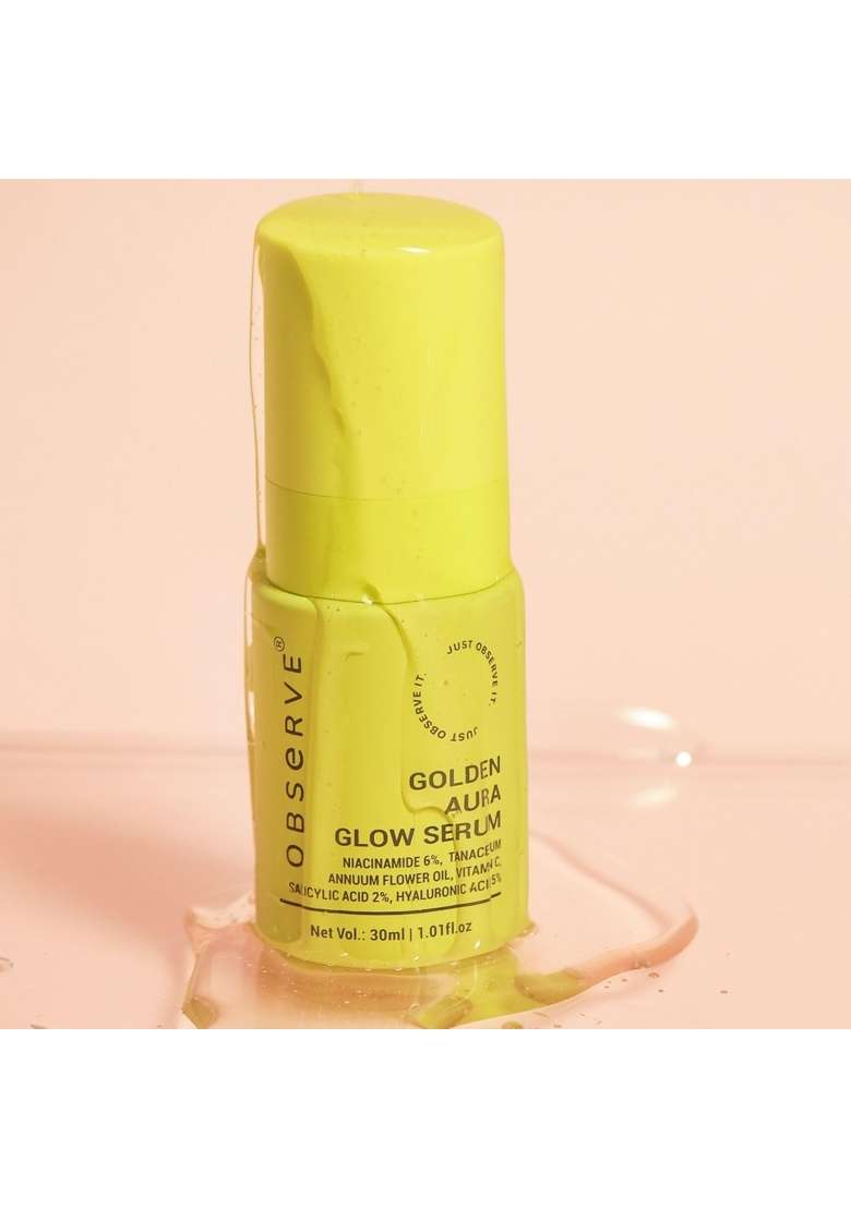 Observe Complete Skincare Combo Aqua Fresh Toner Golden Aura Glow Serum Barrier Bliss Moisturizer and Cream - Indya