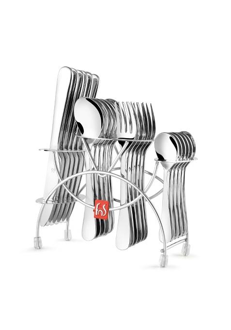 Fns Victoria 24 Pieces Stainless Steel Cutlery Set with Stand