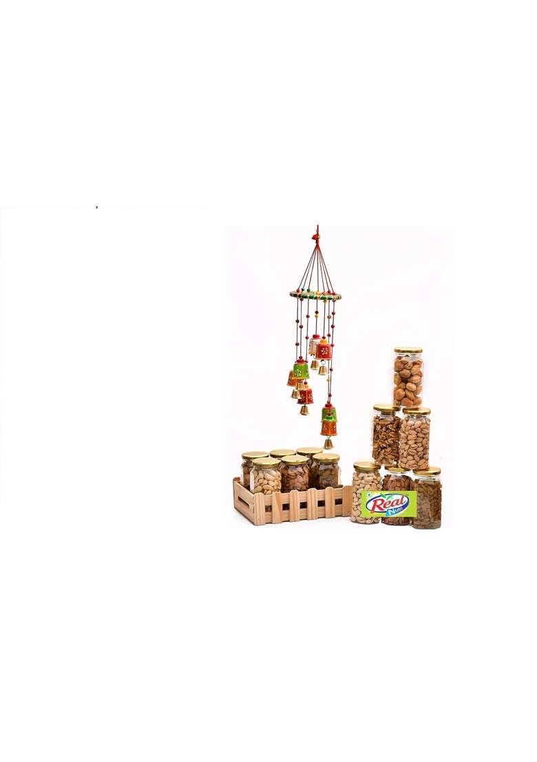 VT REAL Nutri Dry Fruits Healthy Delight Gift Hamper Box 1 Point 5KG Pack of 6 - Indya