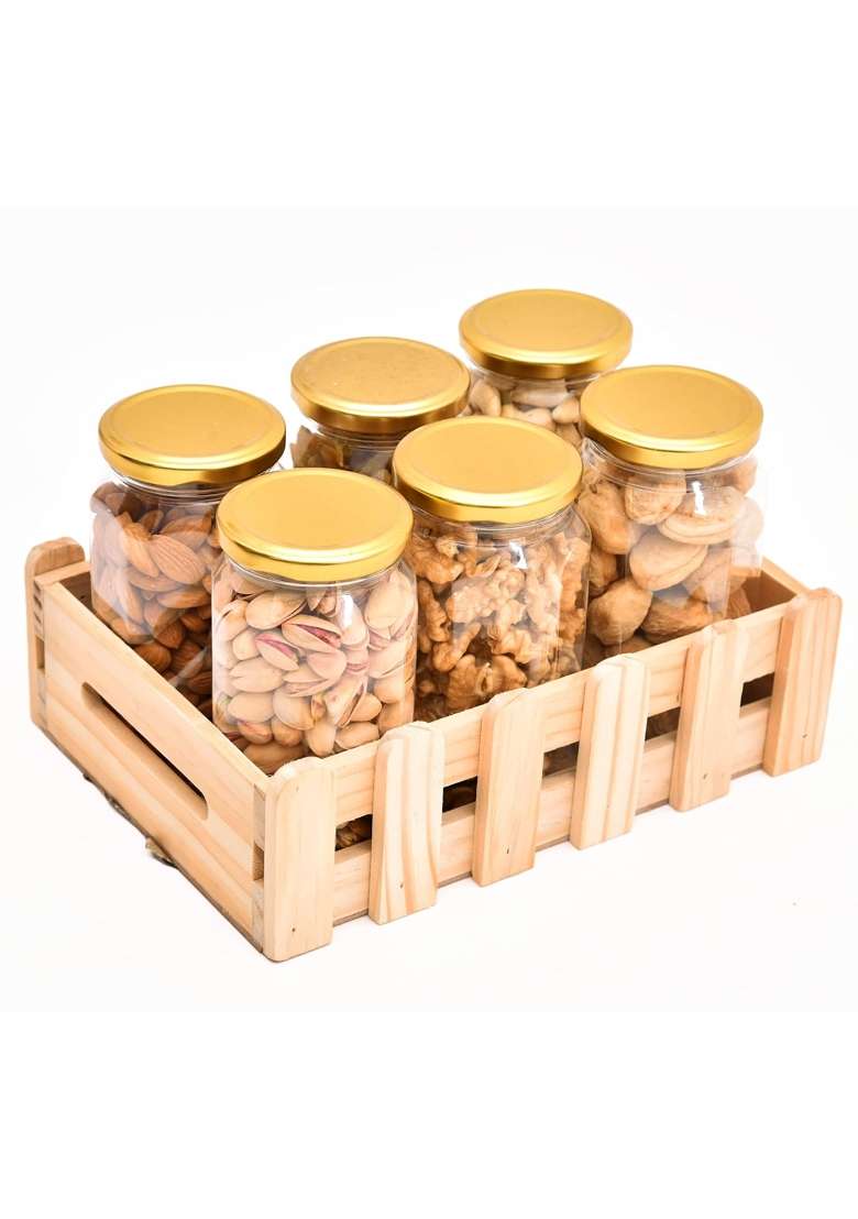 VT REAL Nutri Dry Fruits Healthy Delight Gift Hamper Box 1 Point 5KG Pack of 6 - Indya