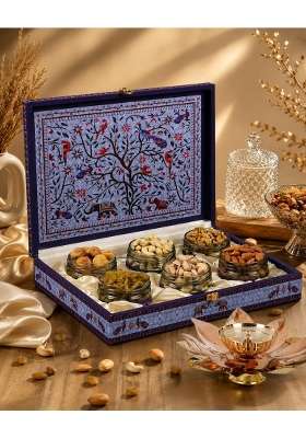 Riwaz Luxury Dry Fruit Gift Box for Diwali Wedding and Corporate Gifting