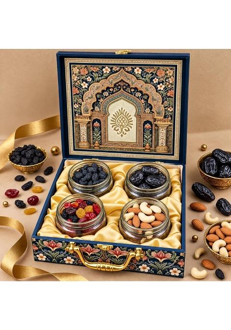 Brijbooti Dry Fruits Gift Pack 680G Premium Dry Fruits Gift Box