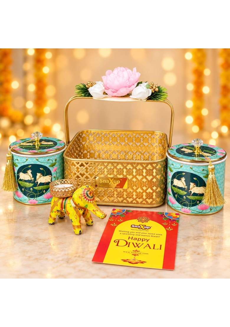 Snaxup Chamak Damak Hamper Premium Diwali Gift Hamper - Indya