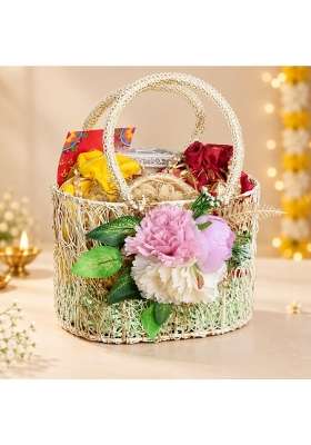 Snaxup Khushiyon Ki Tokri Premium Diwali Gift Hamper