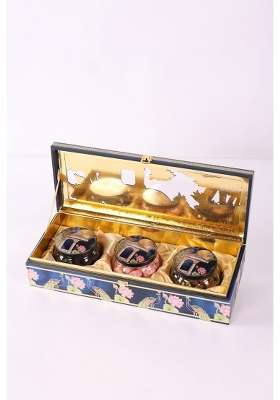Nutty Delights Premium Dry Fruit Gift Box Decorative Peacock and Lotus Design Gift Hamper Box