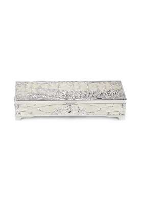 Crystera Jewels Peacock Dry Fruit Jewellery Box Velvet Lined with 2 Compartments Ideal for Houewarming Gifting
