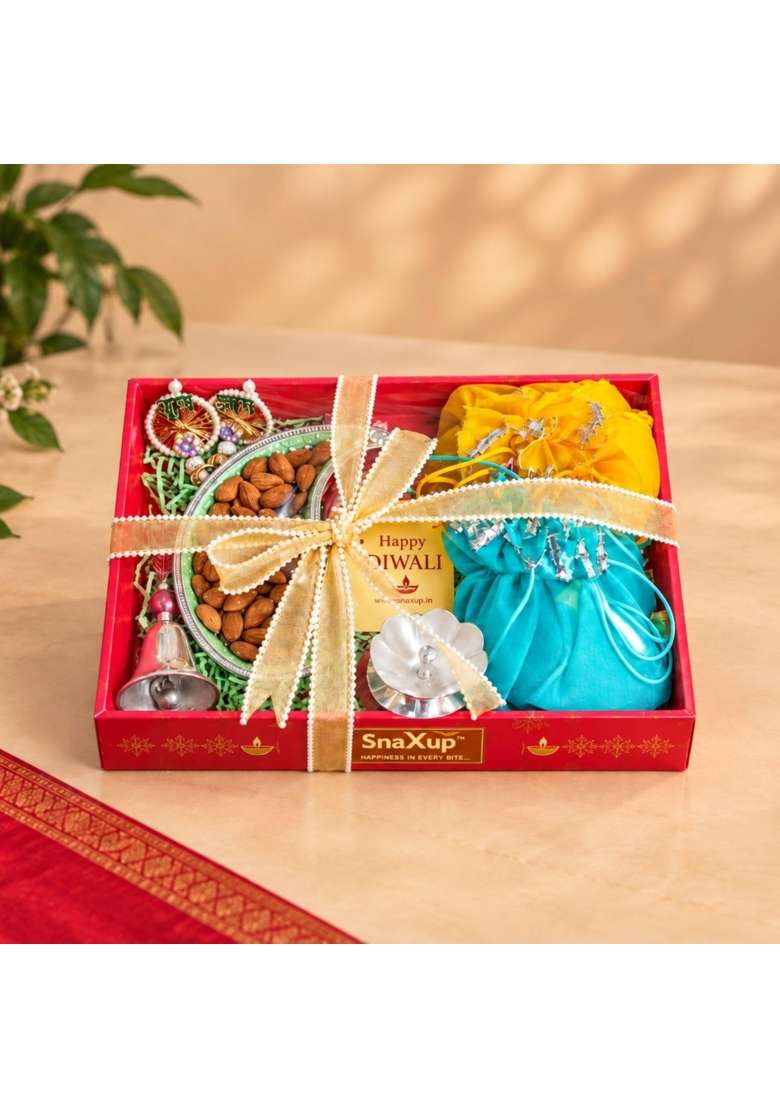 Snaxup Shubh Utsav Hamper Premium Diwali Gift Hamper - Indya