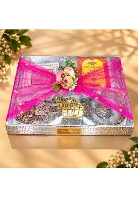 Snaxup Royal Silver Hamper Premium Diwali Gift Hamper