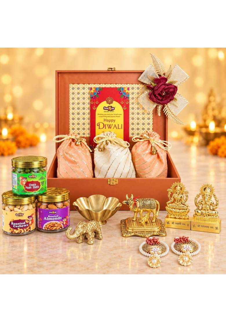 Snaxup Anmol Uphaar Premium Diwali Gift Hamper - Indya