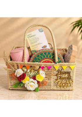 Snaxup Green Diwali Hamper Premium Diwali Gift Hamper