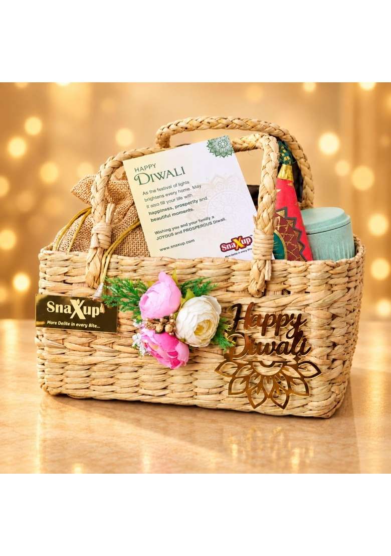 Snaxup Eco Friendly Uphaar Premium Diwali Gift Hamper - Indya