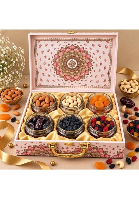 Brijbooti Dry Fruits Gift Pack 540G Premium Dry Fruits Gift Box