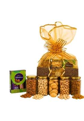 Nutri Miracle Diwali Dry Fruits Gift Hamper for Corporate Office Employees