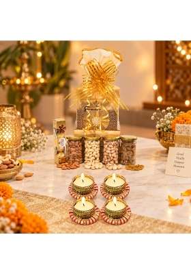 Nutri Miracle Diwali Dry Fruits Chocolate Gift Hamper for Friends