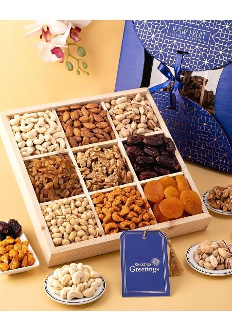 Hyperfoods Diwali Gifts 1 Point 1 KG Dryfruits Combo Pack L9 Basic Dry Fruits Gifts Pack Diwali Gift Hampers