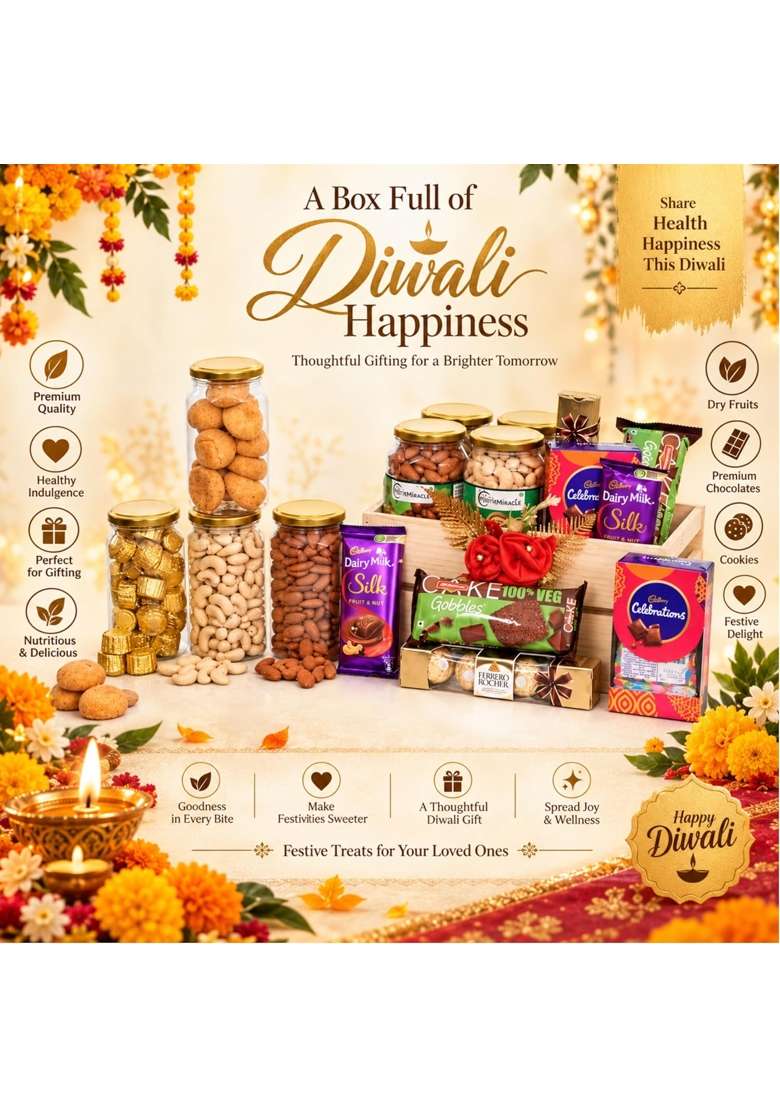 Nutri Miracle Diwali Corporate Gift Hamper for Clients and Employees - Indya