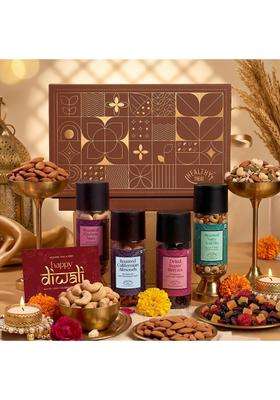 Healthy Treat Delight Diwali Gift Hamper Roasted Dry Fruits