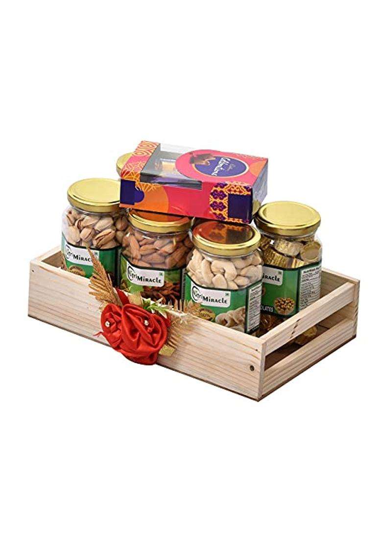 Nutri Miracle Diwali Dry Fruits Gift Hamper for Family and Friends - Indya