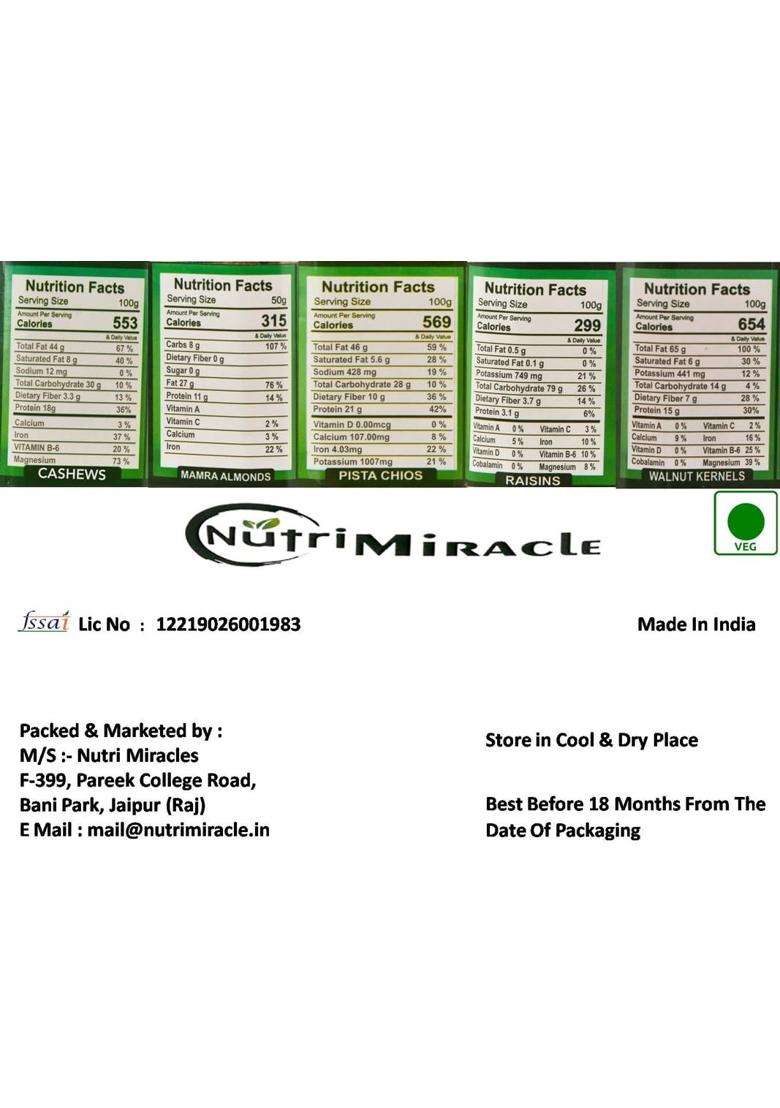 Nutri Miracle Diwali Gift Hamper for Relatives and Neighbours - Indya