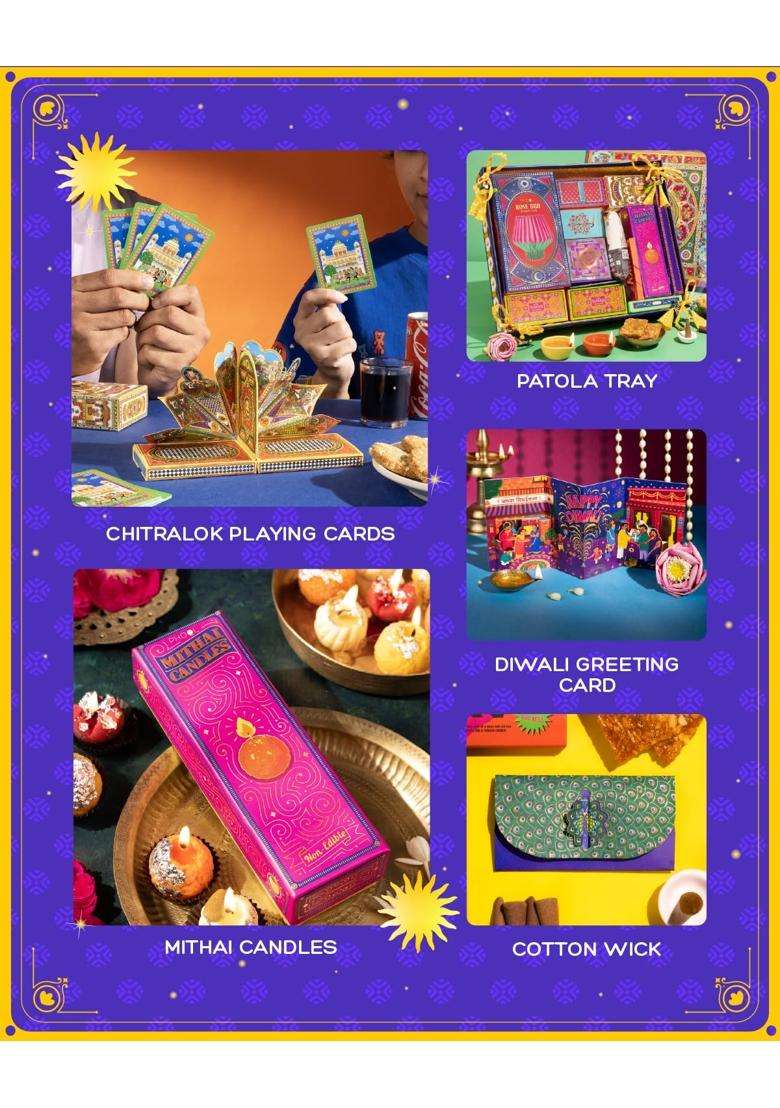 Phool Blue Ramayana Diwali Gift Box 2026 Premium Diwali Gift Hamper for Family Friends and Corporate Gifting - Indya