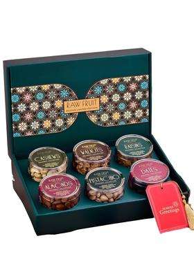 Hyperfoods Dry Fruits Combo Pack Dry Fruits and Nuts Mixed Dryfruits and Nuts Dry Fruit Gift Hamper Pack of 6