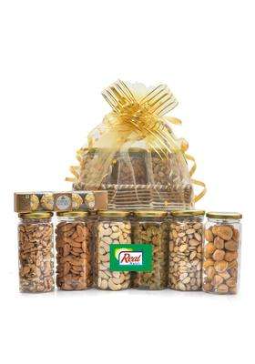VT REAL Nutri Dry Fruits Healthy Delight Gift Hamper Box 1 Point 5KG Pack of 6